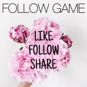 1ST FOLLOW GAME💞🎉 GOAL: 25K